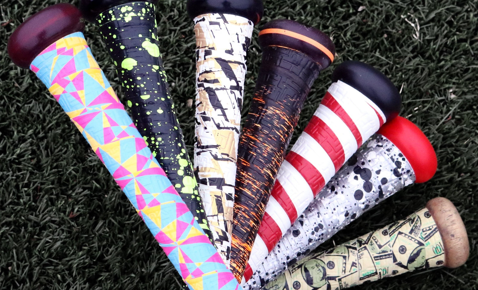 Vulcan 1.0mm Bat Grip - Assorted Designs