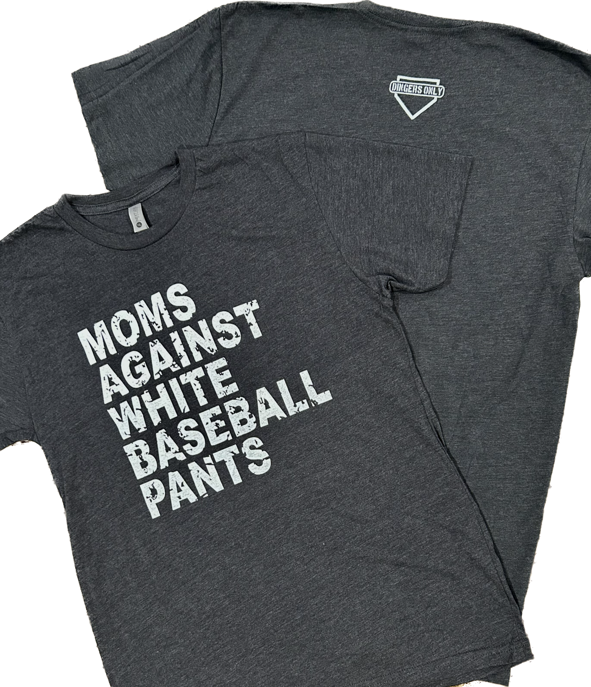 Moms Against White Baseball Pants Women's Tee